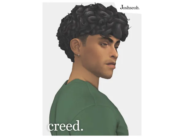 Maxis Match Creed Hair by jo_se_oh - The Sims 4 Custom Content