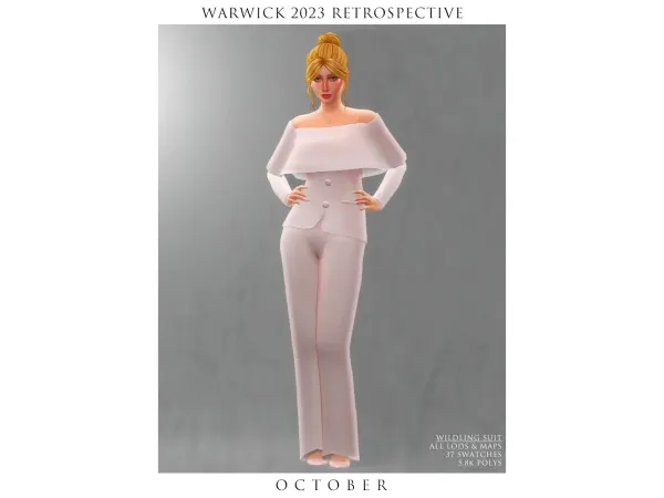Maxis Match OCTOBER Wildling Suit by warwicks - The Sims 4 Custom Content