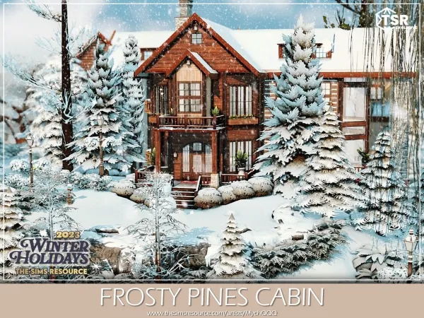 Maxis Match Frosty Pines Cabin (No ) - The Sims 4 Custom Content