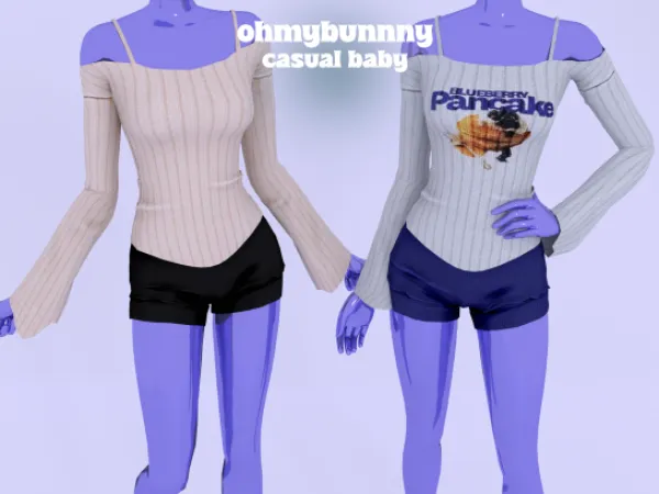 Alpha CASUAL BABY - The Sims 4 Custom Content