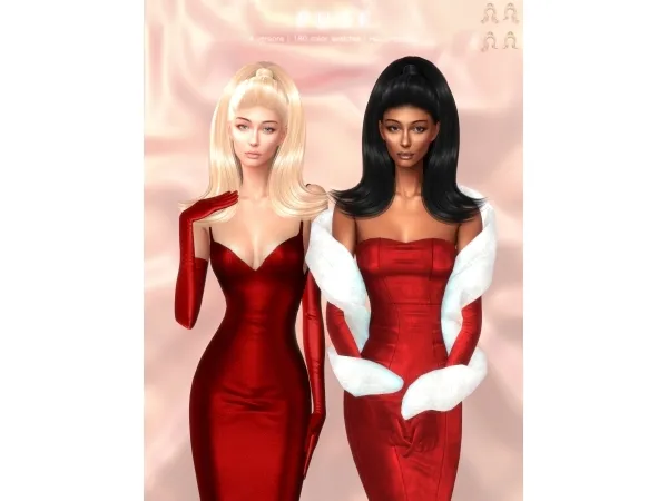 Alpha Purf Hairstyle - The Sims 4 Custom Content