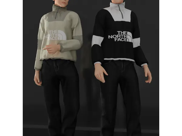 Alpha ANORAK TNF - The Sims 4 Custom Content