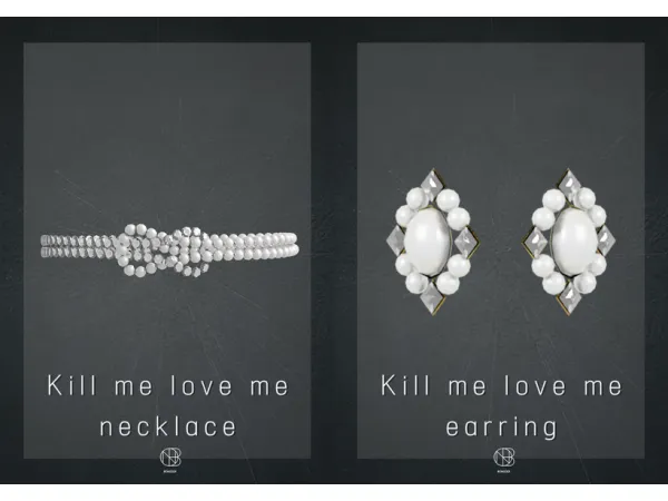 Alpha [Bongddi] BOS_Kill me love me SET by BONGDDI - The Sims 4 Custom Content