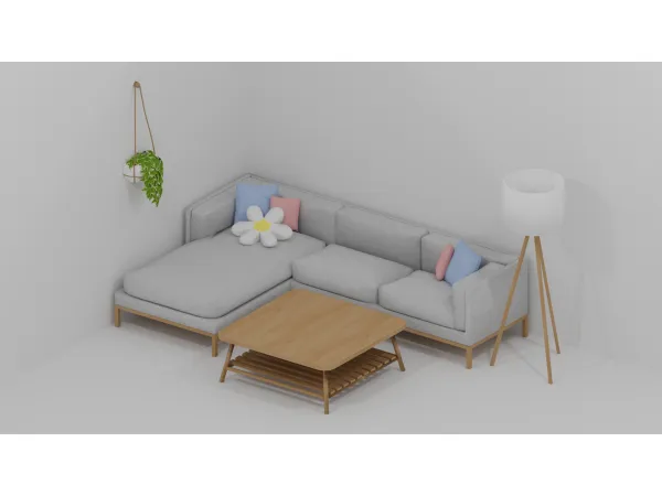 Mix Lisa Livingroom by EllaSims - The Sims 4 Custom Content