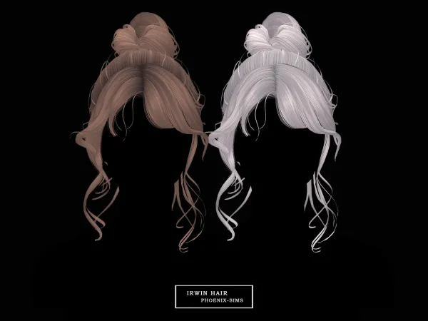 Alpha Irwin Hair - The Sims 4 Custom Content