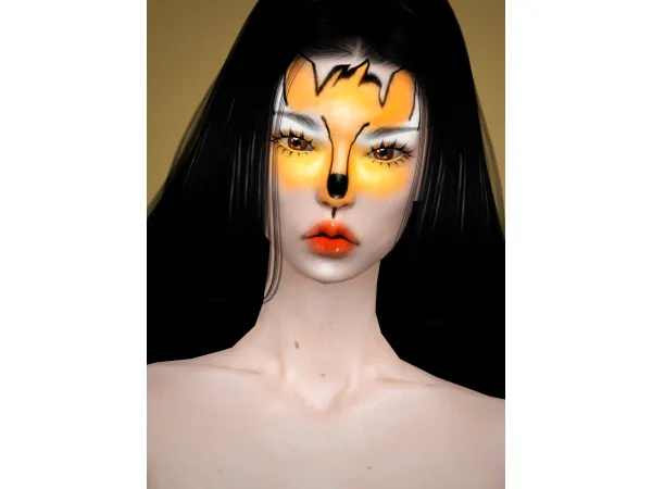 Mix Painted Fox All Ages unisex Jennisims by Jennifer - The Sims 4 Custom Content