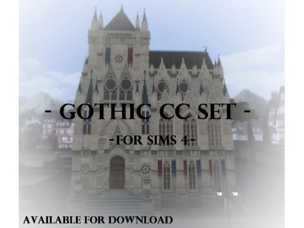Alpha AC Unity Set Number 3 Gothic items by anniqandstereo91studios - The Sims 4 Custom Content
