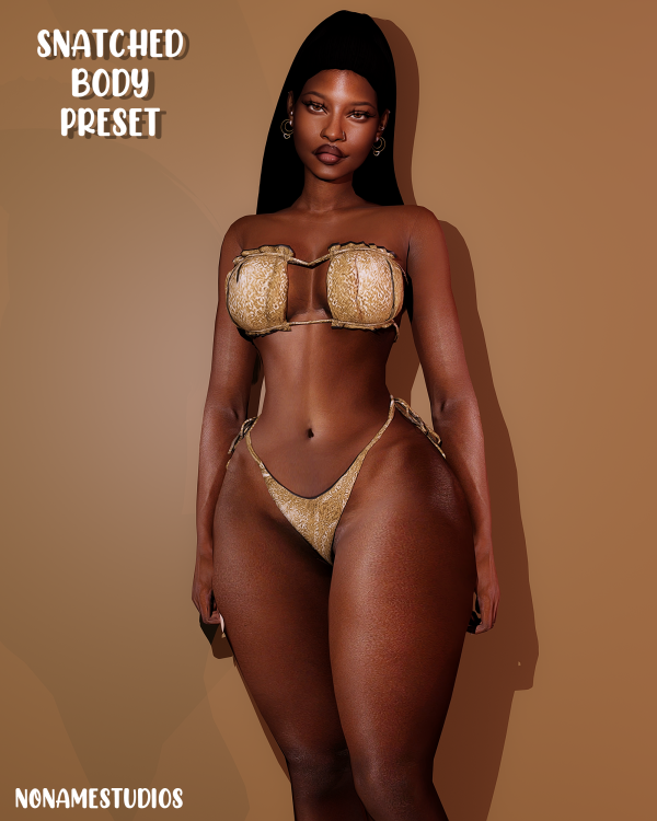 Alpha Snatched Body Preset by simsfinds - The Sims 4 Custom Content