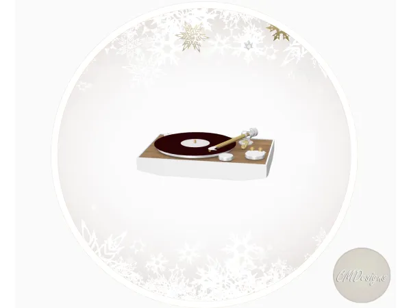 Mix Vinyl Record Player [DOWNLOAD] by CMDesigns - The Sims 4 Custom Content