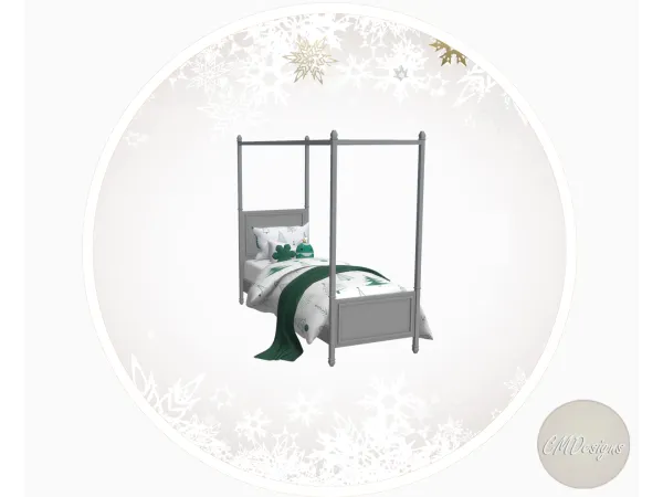 Mix Kids Holiday Bed Set [DOWNLOAD] by CMDesigns - The Sims 4 Custom Content