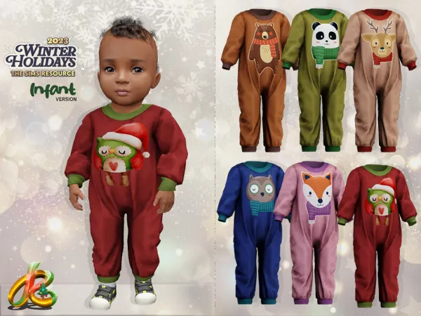 Alpha Jumpsuit 261 INFANT version - The Sims 4 Custom Content