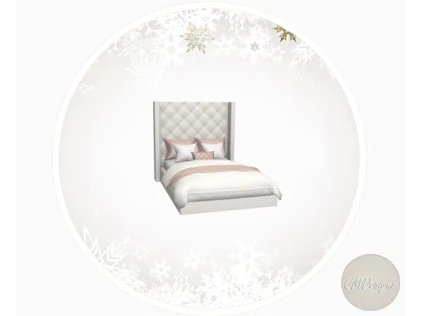 Mix Holiday Bed Set [DOWNLOAD] by CMDesigns - The Sims 4 Custom Content