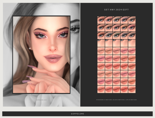 Alpha HNY2024GIFT by simsfinds - The Sims 4 Custom Content