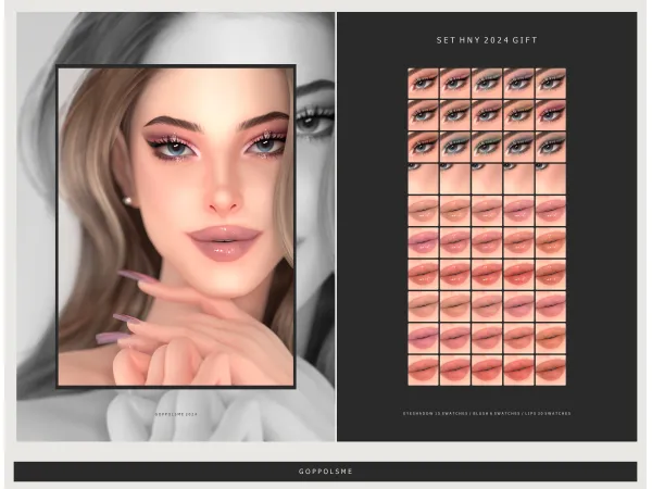 Alpha HNY2024GIFT by goppolsme - The Sims 4 Custom Content