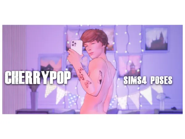 Alpha CHERRYPOP by pasosgrandes - The Sims 4 Custom Content