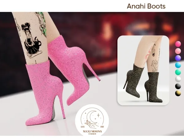 Alpha Anahi Boots - The Sims 4 Custom Content
