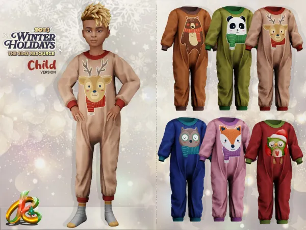 Alpha Jumpsuit 261 CHILD version - The Sims 4 Custom Content