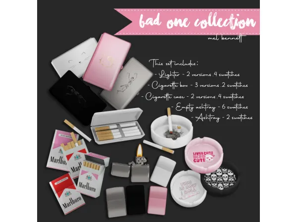 Mix Bad One Collection - The Sims 4 Custom Content