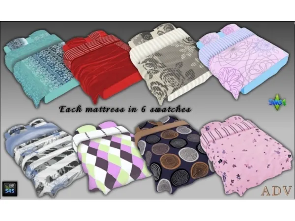 Mix Mattresses - The Sims 4 Custom Content
