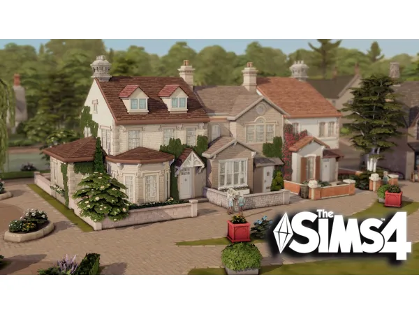 Maxis Match Countryside Townhouses for rent by bojanasims - The Sims 4 Custom Content