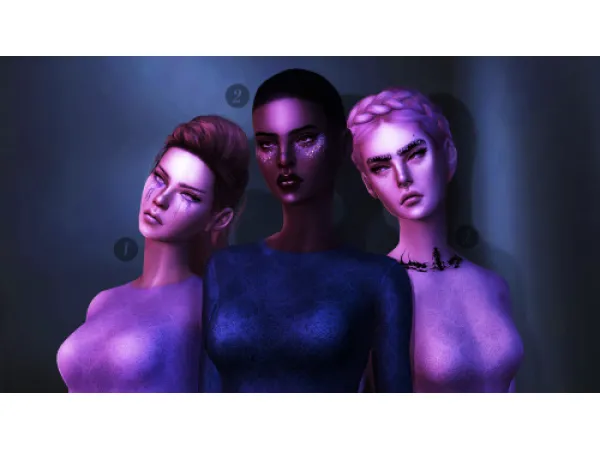 Mix GLITTER EXPLOSION COLLECTION by candycanesugary - The Sims 4 Custom Content