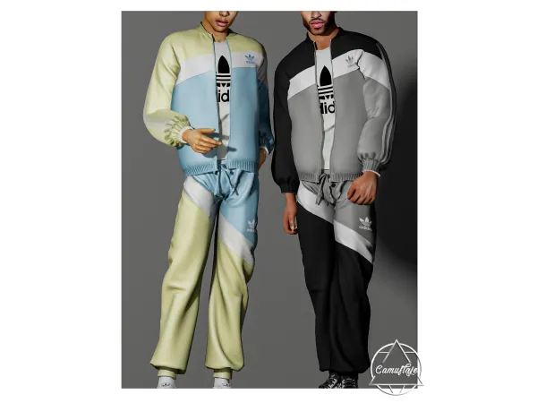 Alpha Adidas Set (Male) by camuflaje - The Sims 4 Custom Content