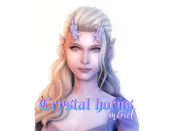 Mix Crystal Horns - The Sims 4 Custom Content