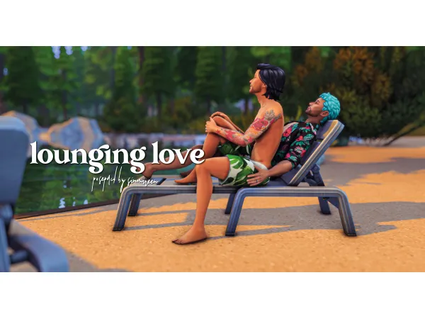 Mix Lounging love by simmireen - The Sims 4 Custom Content