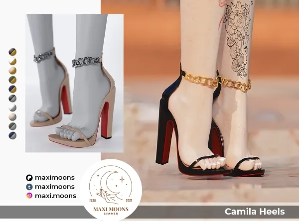 Alpha Camila Heels - The Sims 4 Custom Content