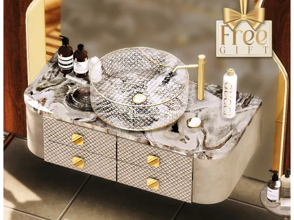 Alpha Blissplash (bathroom set) - The Sims 4 Custom Content