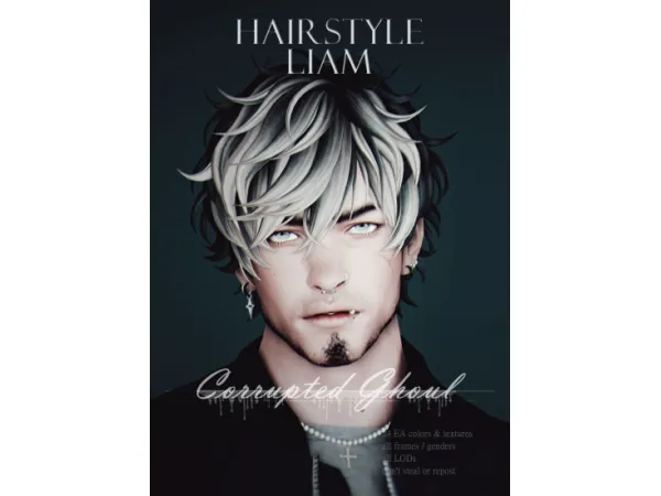 Maxis Match Hairstyle Liam - The Sims 4 Custom Content