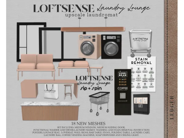 Loftsense Laundry Lounge by Ledger Atelier