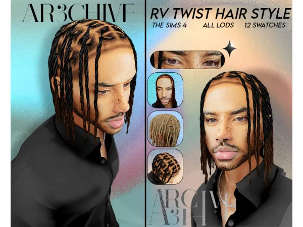 Alpha RV Twists 61 by ar3chive - The Sims 4 Custom Content