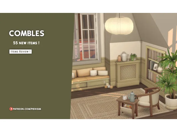 Mix COMBLES by pierisim - The Sims 4 Custom Content