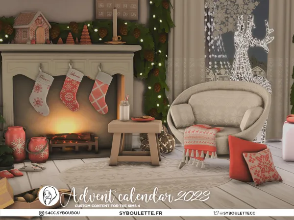 Alpha ADVENT CALENDAR 2023 SIMS 4 - The Sims 4 Custom Content