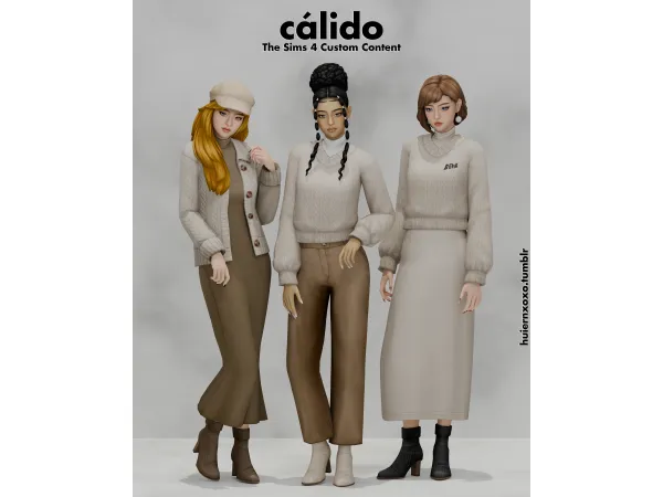 Maxis Match cálido (6items) by huien - The Sims 4 Custom Content