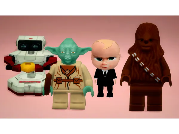 Mix Legos star warsThe Boss Baby Robot Jennisims by Jennifer - The Sims 4 Custom Content