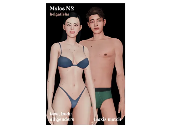 Mix MOLES N2 by helgatisha - The Sims 4 Custom Content
