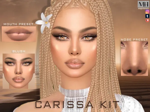 Alpha Carissa set - The Sims 4 Custom Content