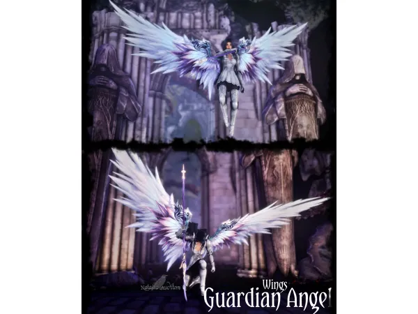 Mix Guardian angel wings by natalia_auditore - The Sims 4 Custom Content