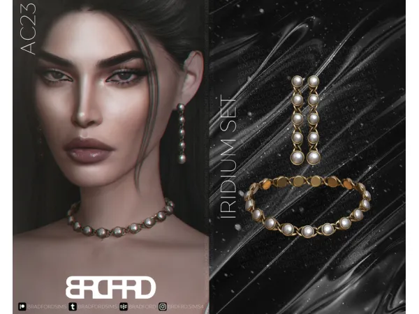 Alpha [AC23 DAY 18] IRIDIUM SET GAME EDITION by bradfordsims - The Sims 4 Custom Content
