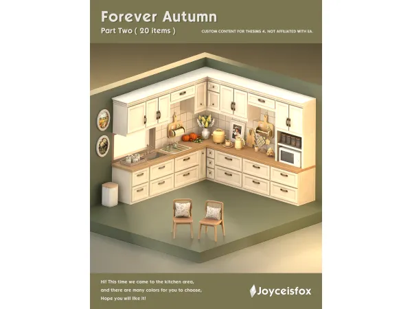 Maxis Match Forever Autumn Part 2 by Joyceisfox - The Sims 4 Custom Content