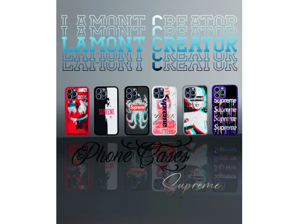 Alpha supreme phone cases - The Sims 4 Custom Content