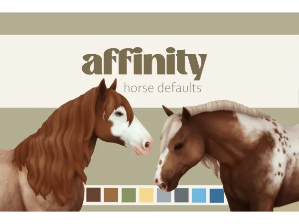 Maxis Match affinity horse eyes - The Sims 4 Custom Content