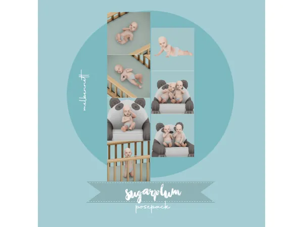 Mix Sugarplum Posepack - The Sims 4 Custom Content