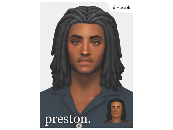 Maxis Match Preston Hair ( to ) by jo_se_oh - The Sims 4 Custom Content