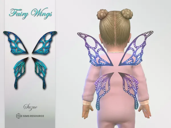 Mix Fairy Wings Infant - The Sims 4 Custom Content