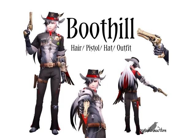 Mix Boothill set by natalia_auditore - The Sims 4 Custom Content