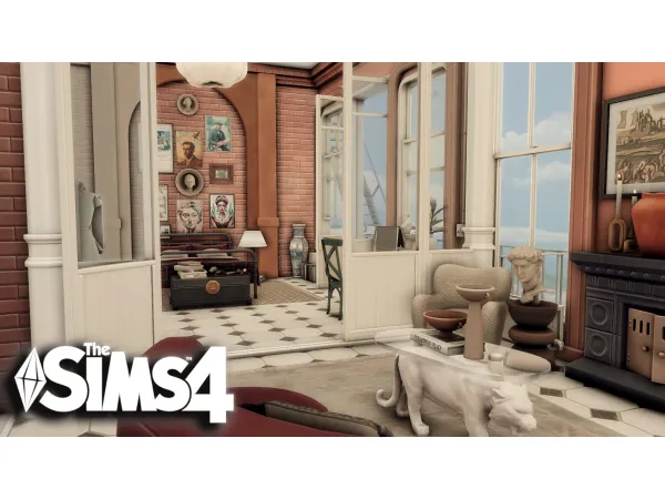 Maxis Match Urban Soho Apartment by bojanasims - The Sims 4 Custom Content