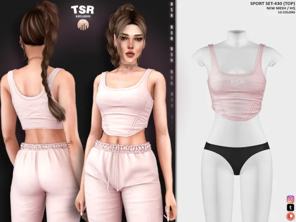 Alpha SPORT SET 430 BD1156 BD1157 - The Sims 4 Custom Content